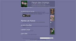 Desktop Screenshot of fleurs-des-champs.com