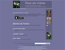 Tablet Screenshot of fleurs-des-champs.com